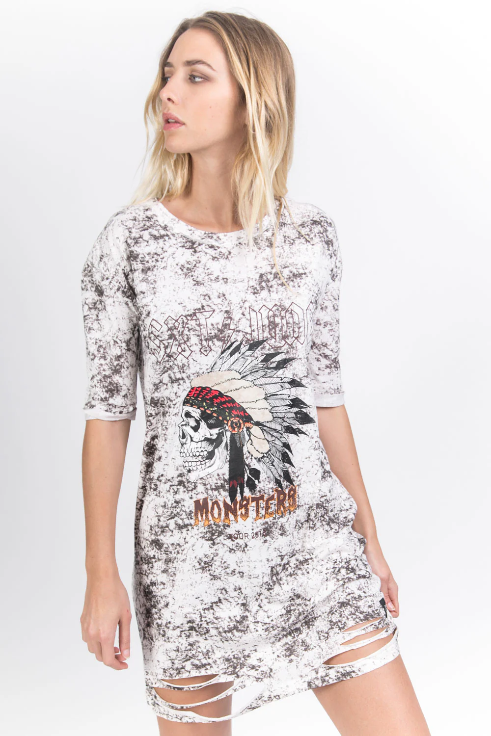 Robe Monsters destroy blanche W2184VDR - Image 2