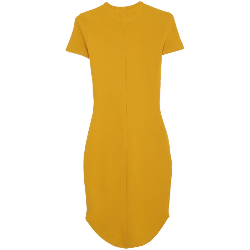 Robe moulante logo moutarde - Image 7