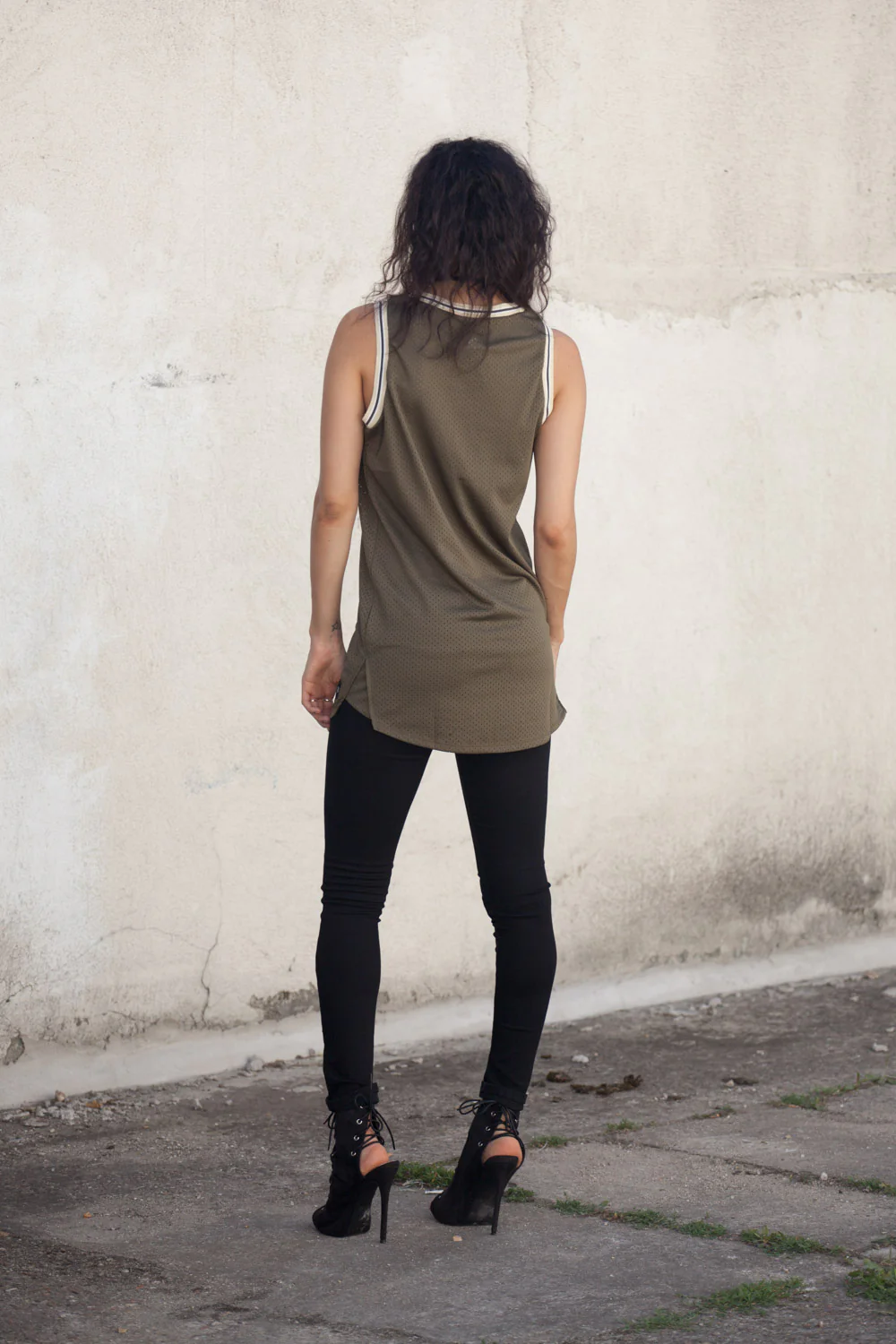 Robe Pvris 75 sport Femme kaki 1872V - Image 4