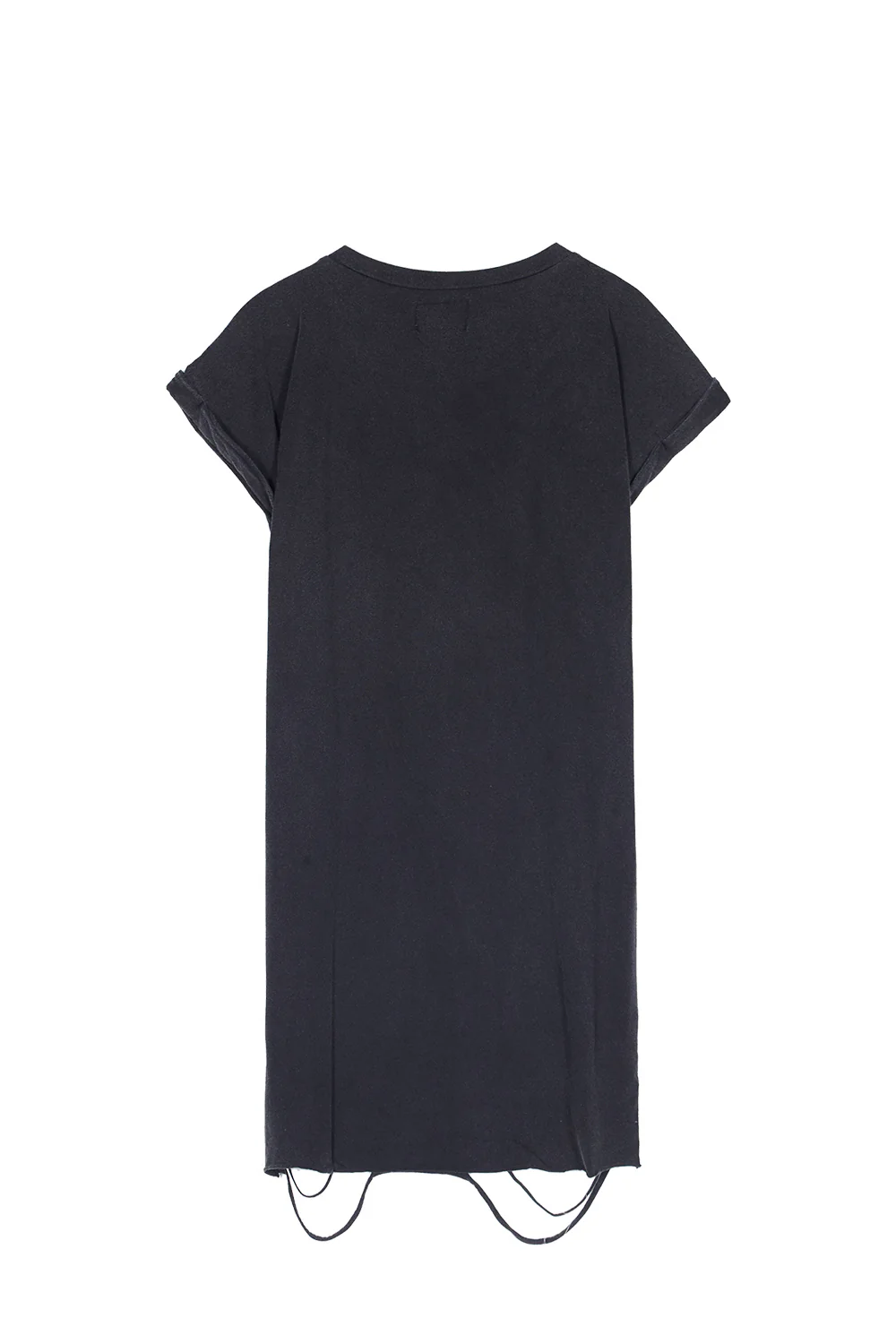 Robe t-shirt anneaux destroy noir - Image 6