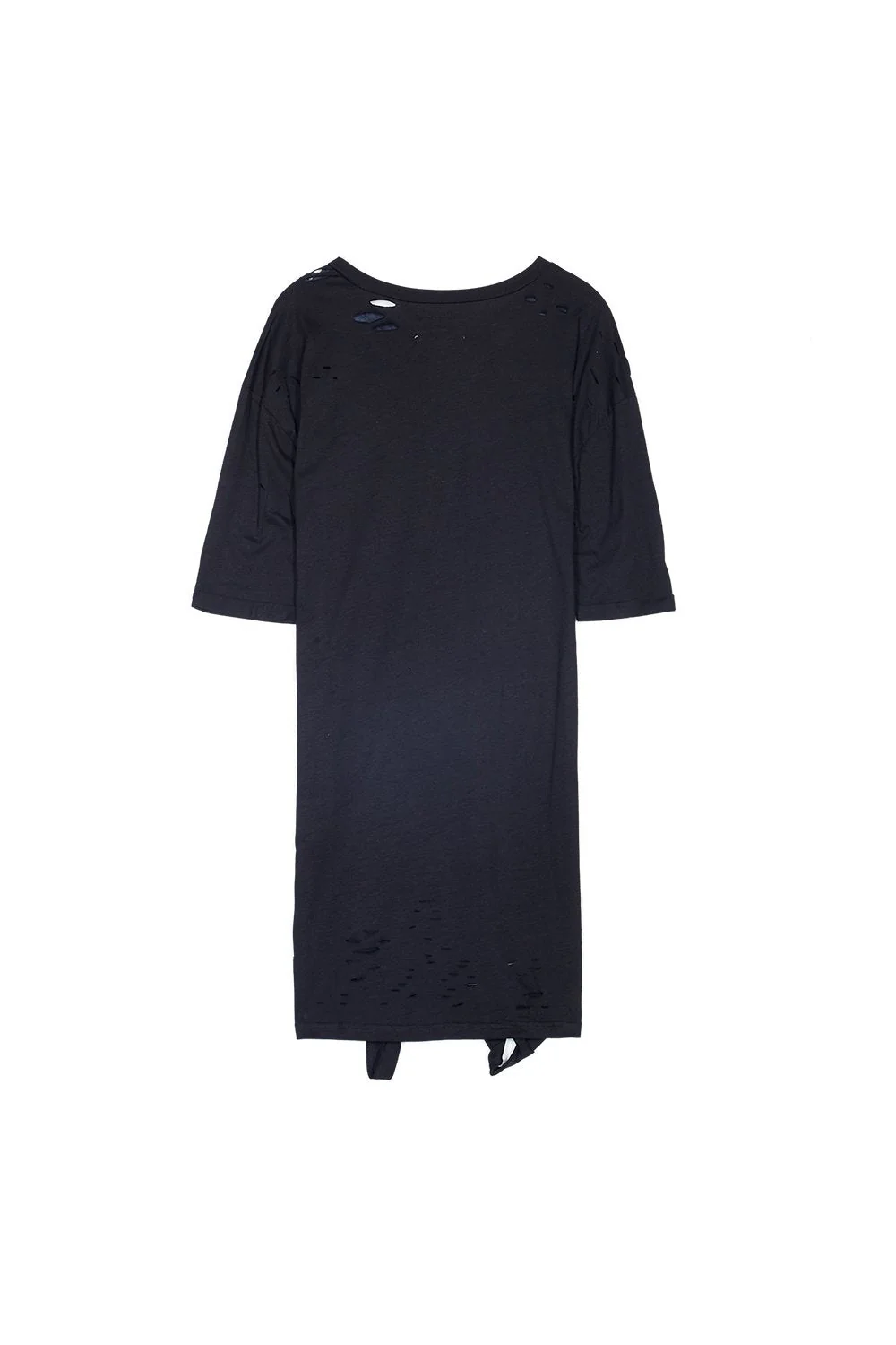 Robe t-shirt destroy logo noir - Image 7