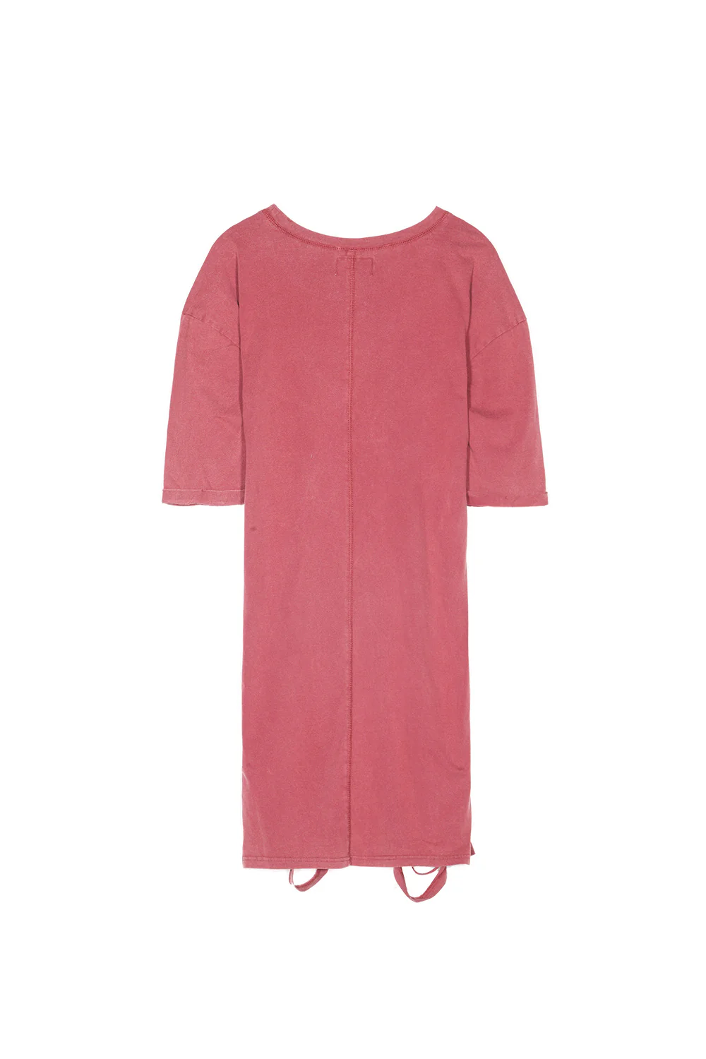 Robe t-shirt destroy bordeaux - Image 9