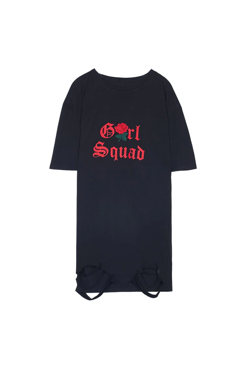 Robe t-shirt Girl squad noir - Image 6