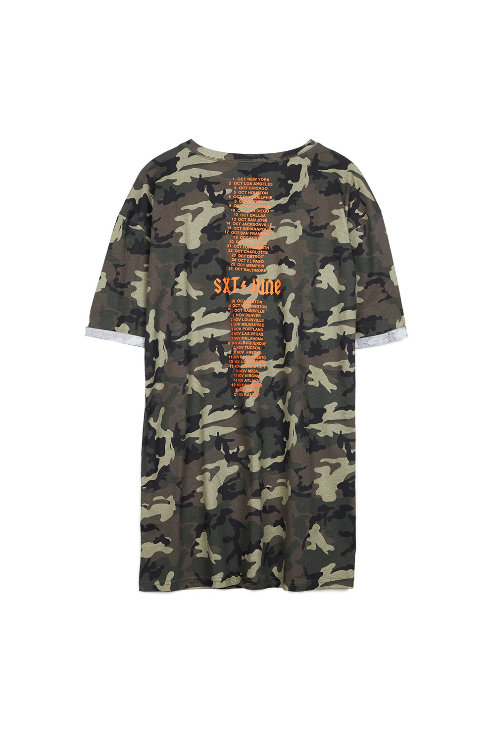 Robe t-shirt Monsters Tour camouflage - Image 9