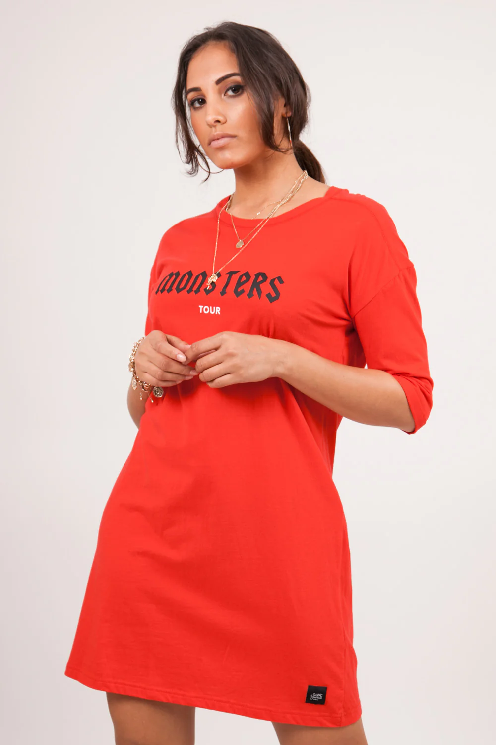 Robe t-shirt Monsters Tour rouge - Image 2