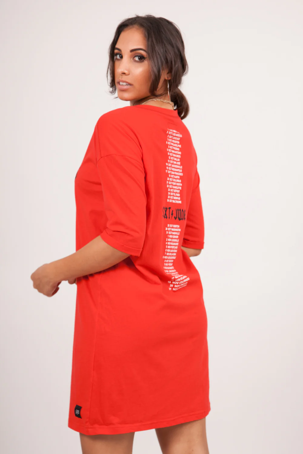 Robe t-shirt Monsters Tour rouge - Image 4