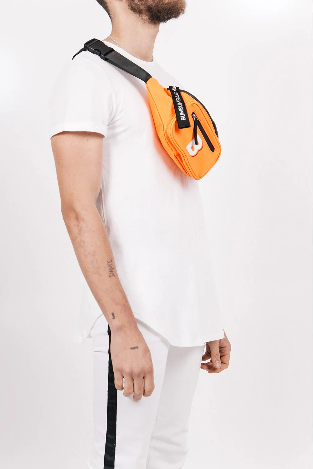Sac banane logo double zips orange - Image 8