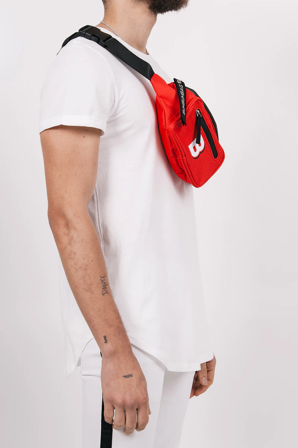 Sac banane logo double zips rouge - Image 5