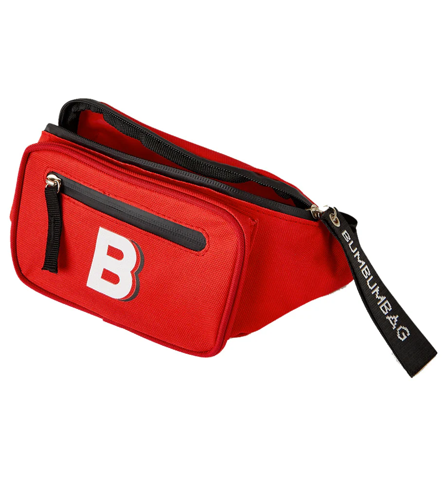Sac banane logo double zips rouge - Image 6
