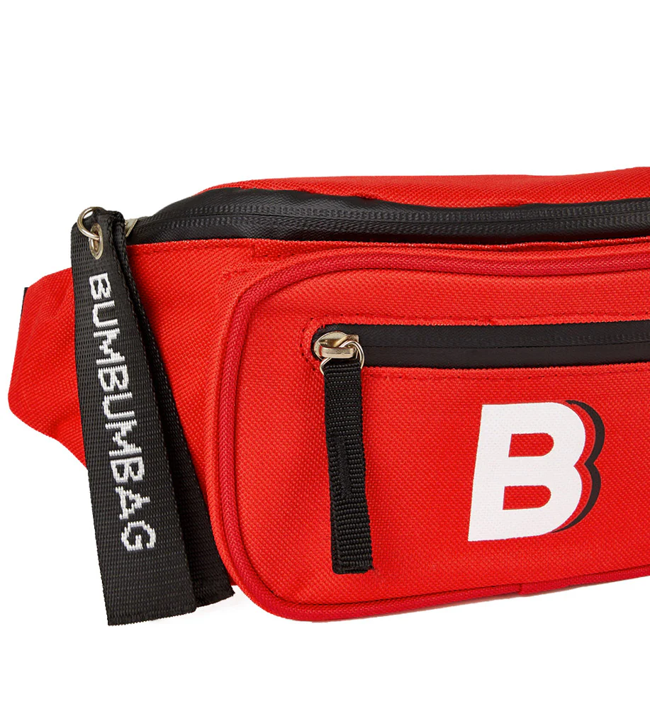 Sac banane logo double zips rouge - Image 7