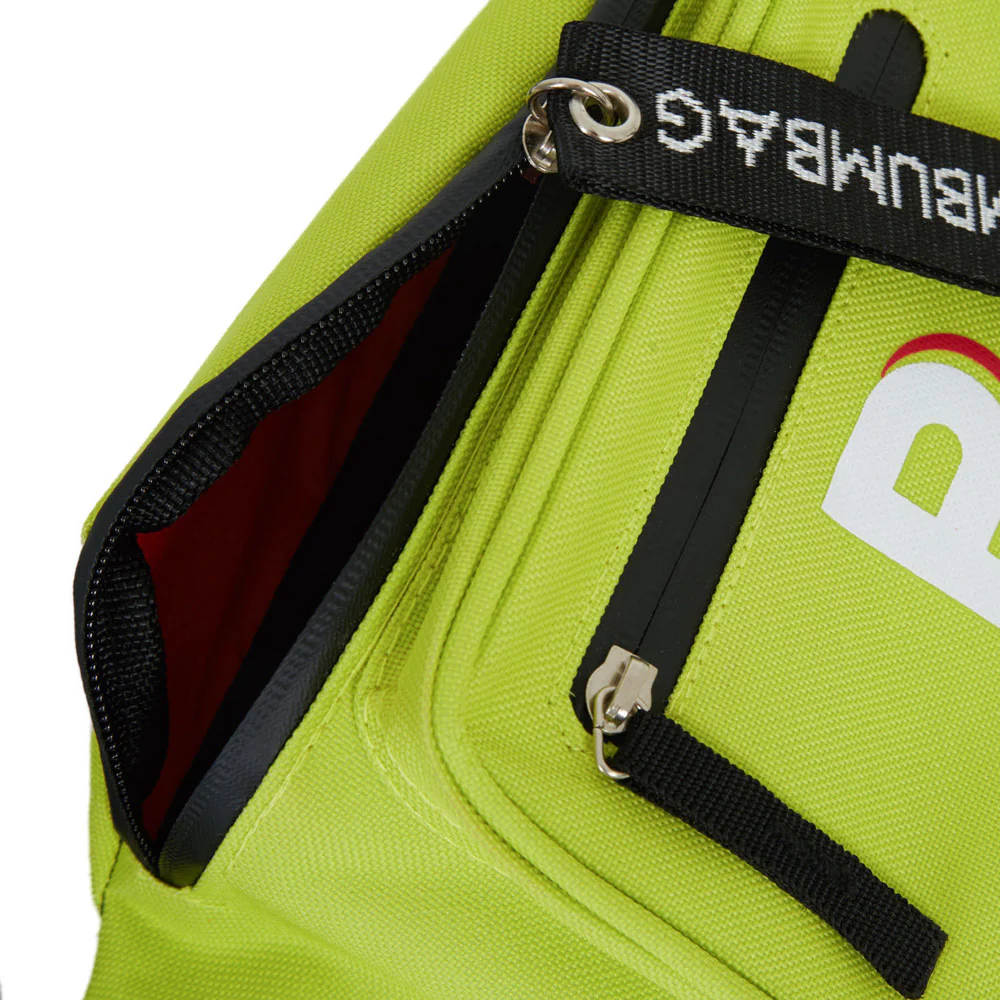 Sac banane logo double zips vert fluo - Image 9