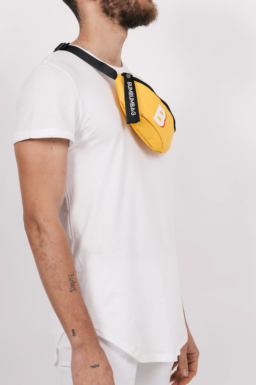 Sac banane logo zip jaune - Image 3