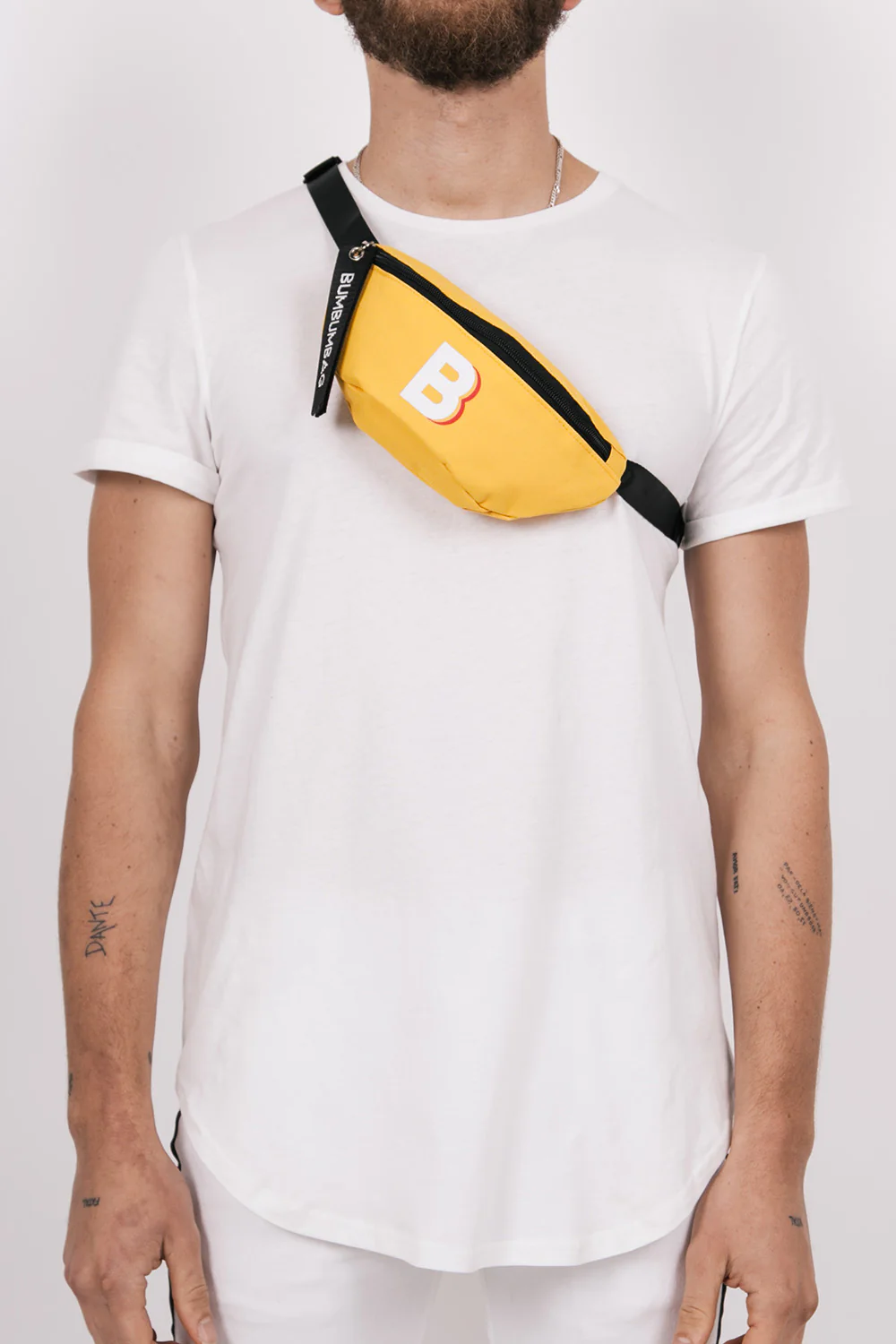 Sac banane logo zip jaune - Image 4