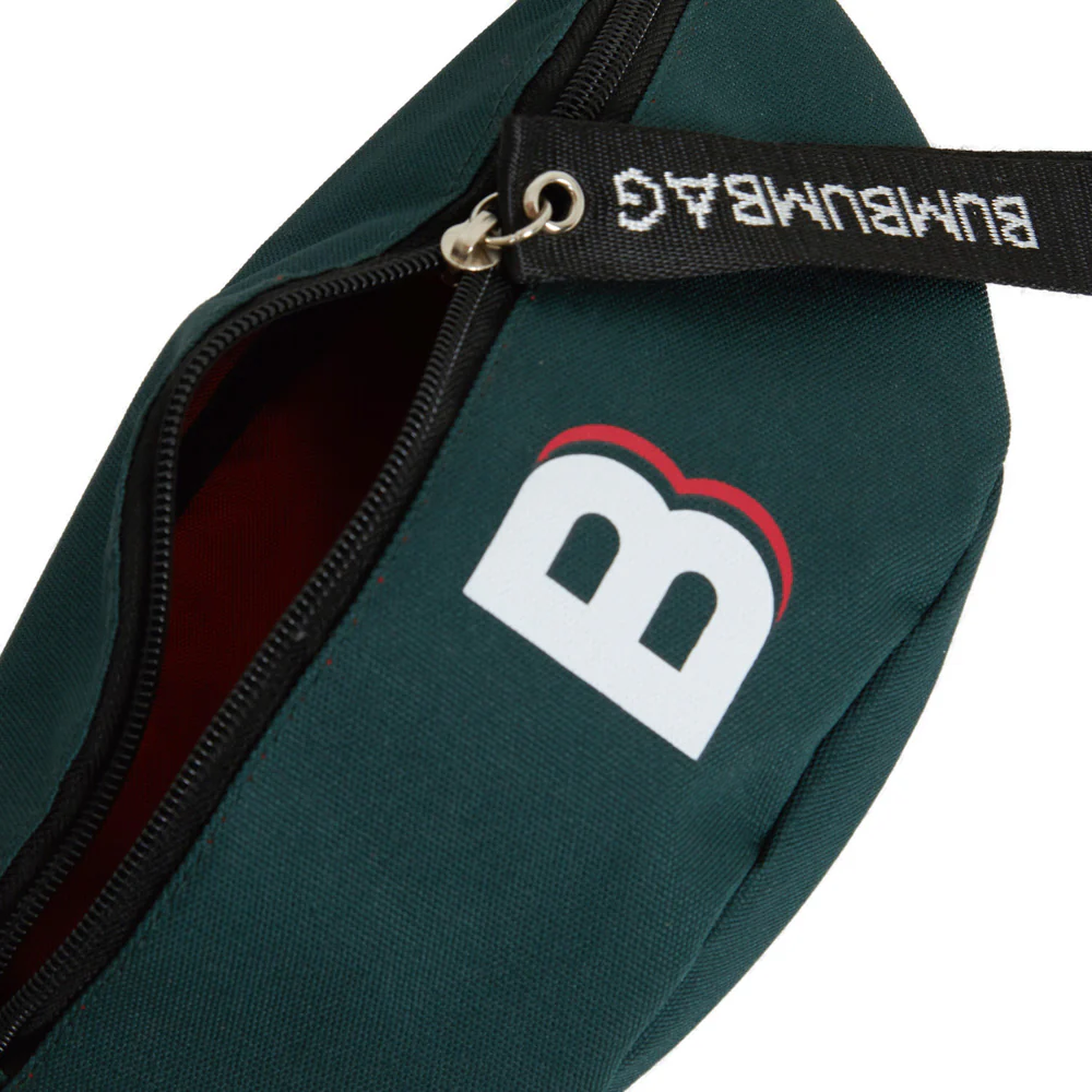 Sac banane logo zip vert sapin - Image 10
