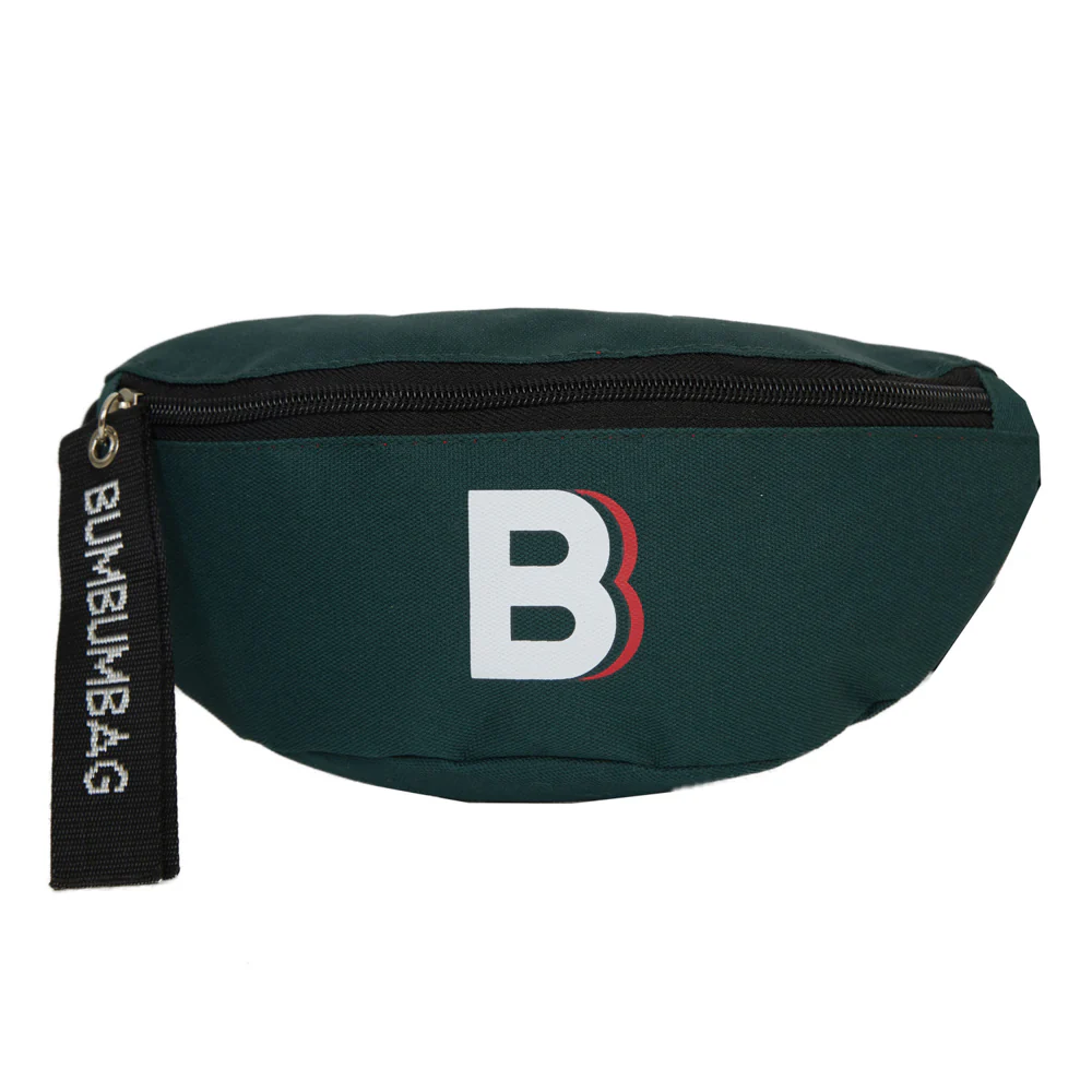 Sac banane logo zip vert sapin - Image 8