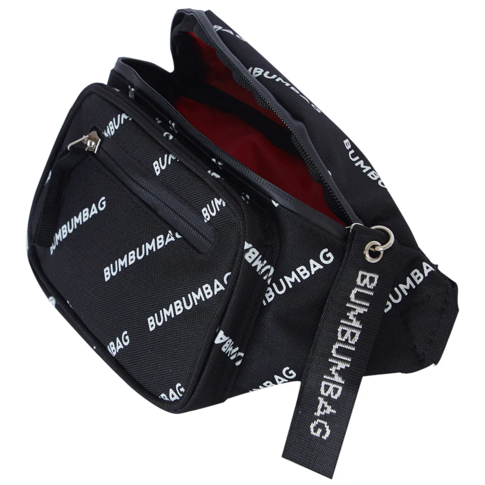Sac banane logomania double zips noir - Image 6
