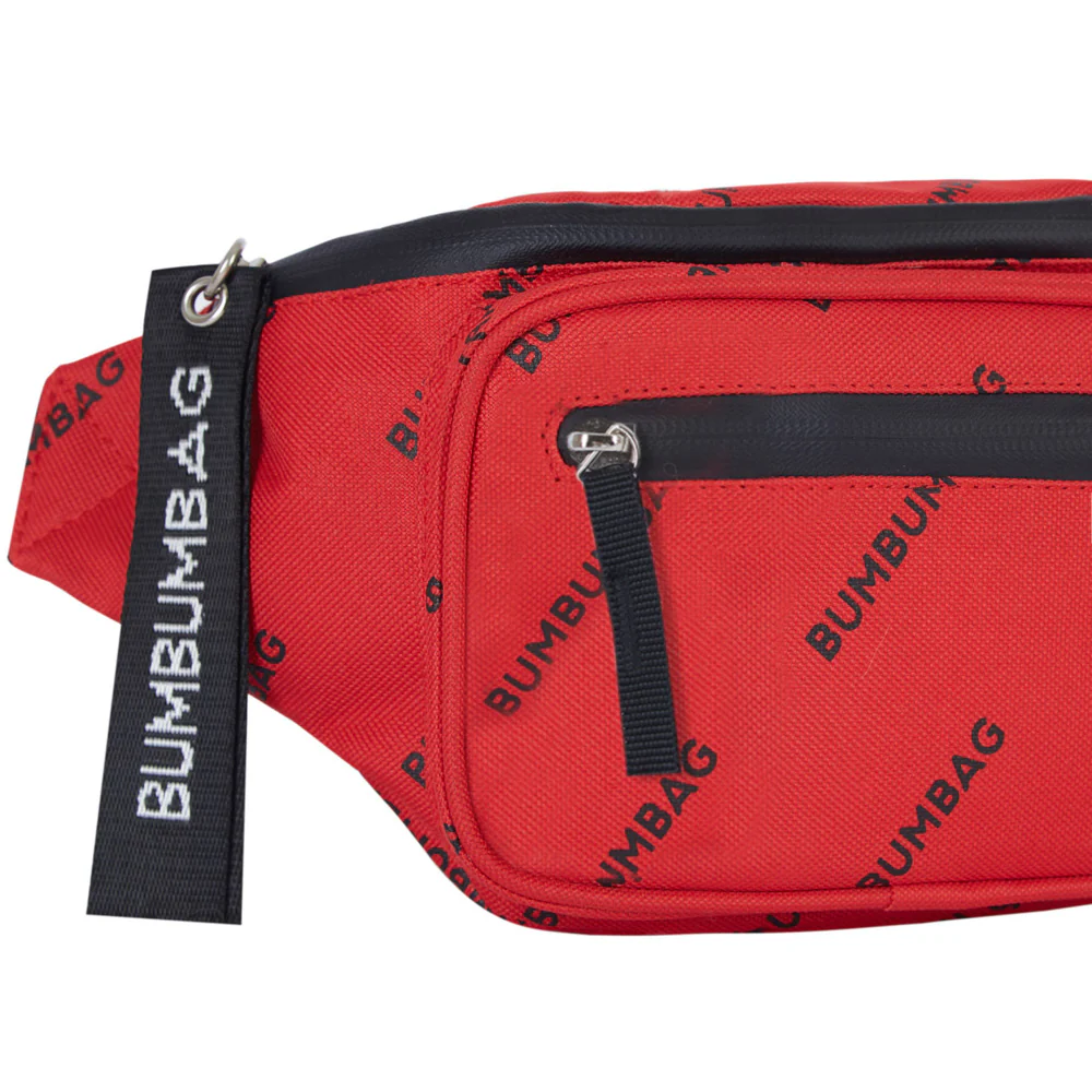 Sac banane logomania double zips rouge - Image 6