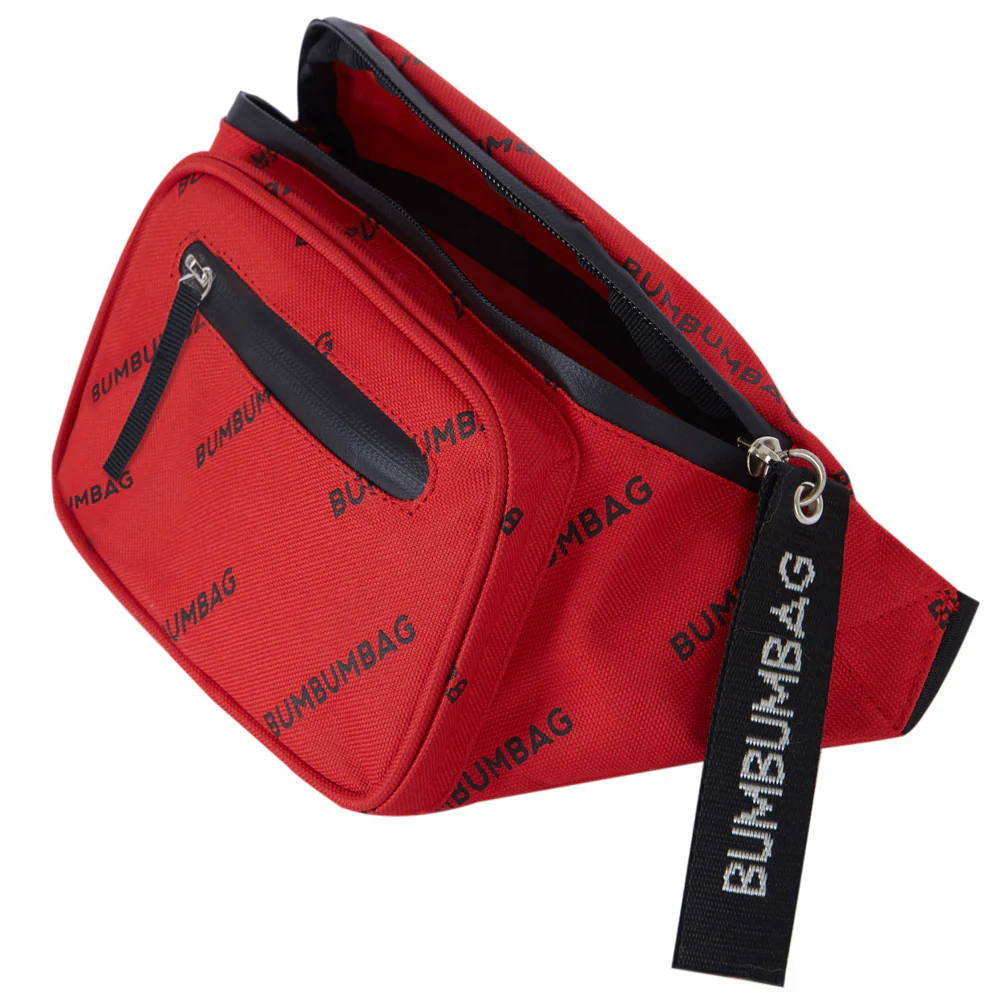 Sac banane logomania double zips rouge - Image 7