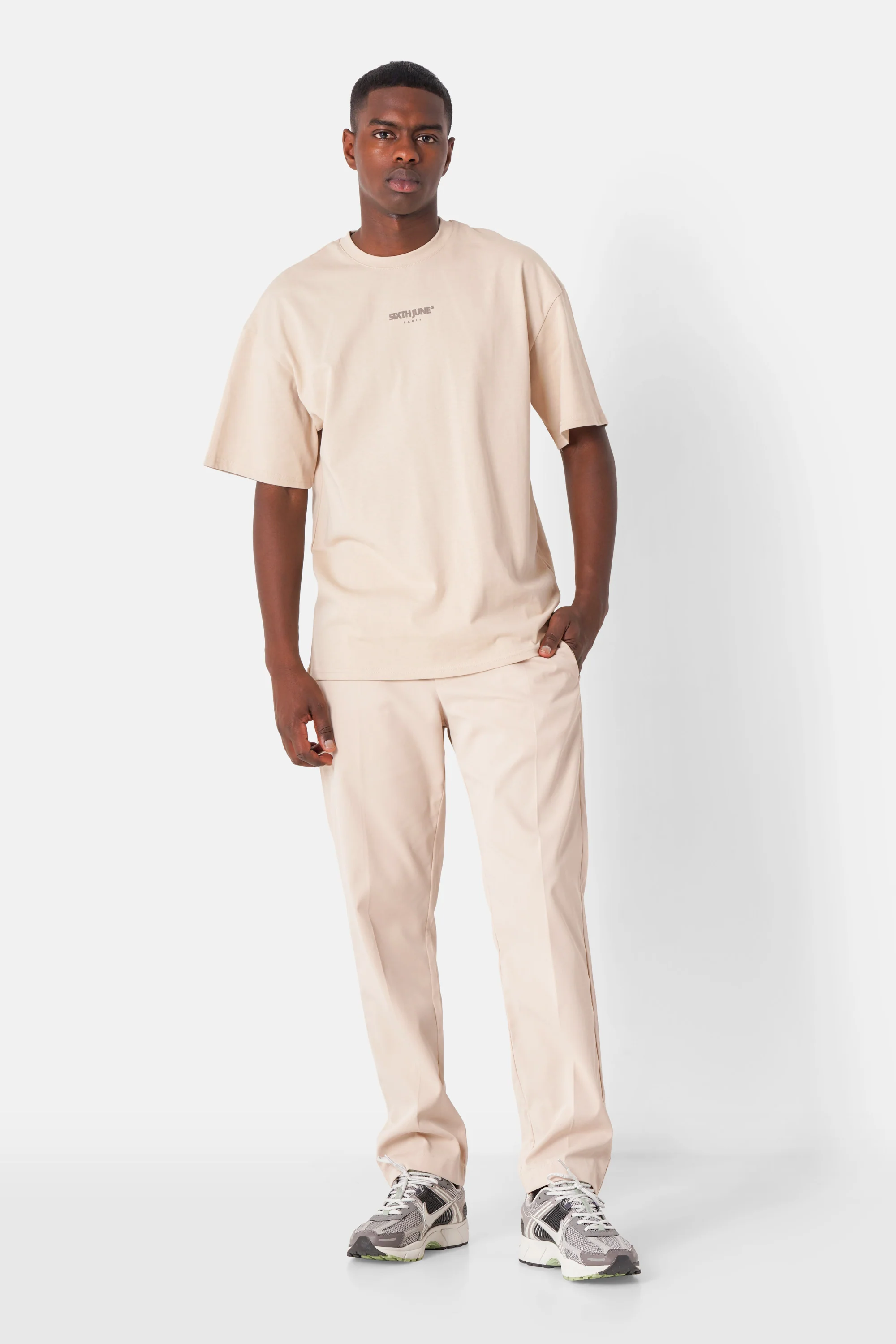 T-shirt imprimé samouraï Beige - Image 2