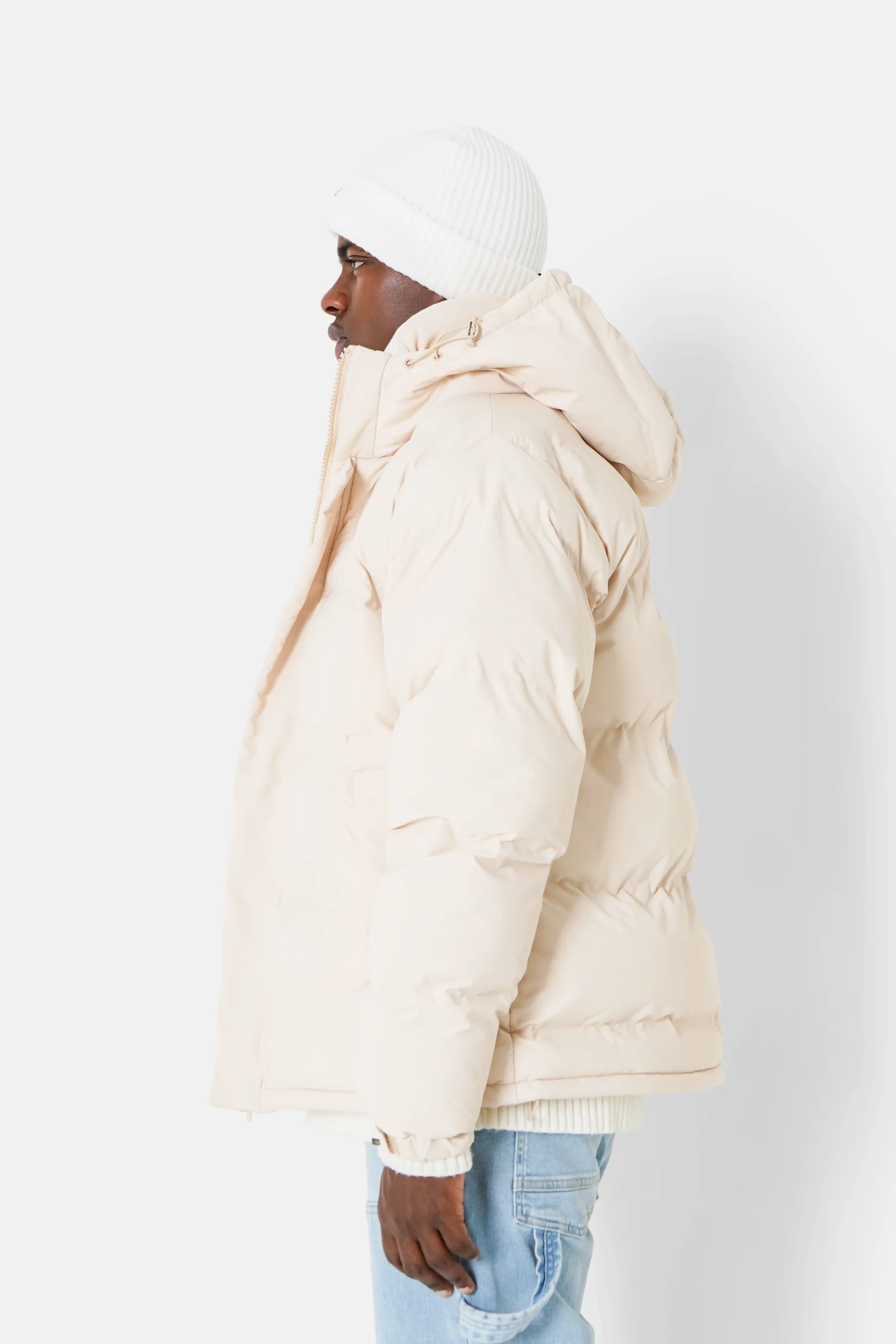 SEAMLESS embossed puffer jacket - Image 4