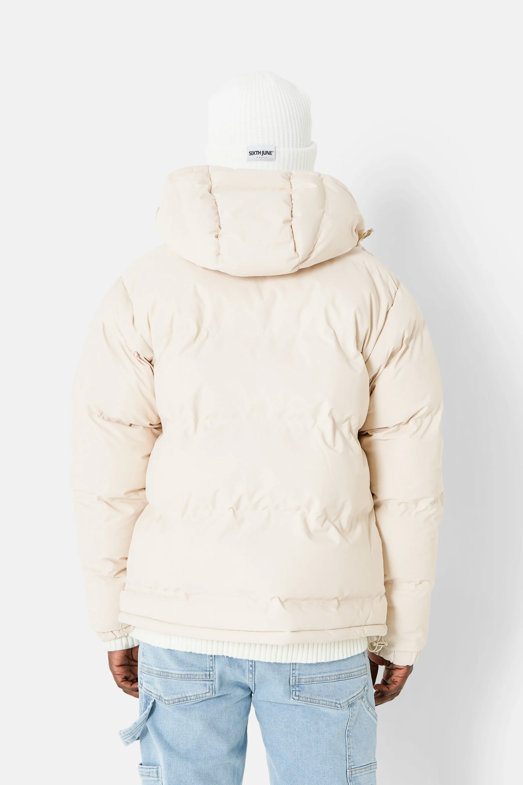 SEAMLESS embossed puffer jacket - Image 5