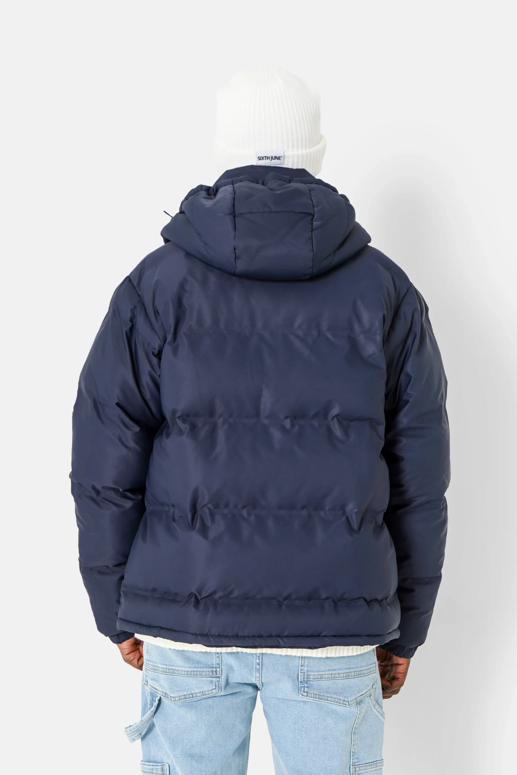 SEAMLESS embossed puffer jacket - Image 5