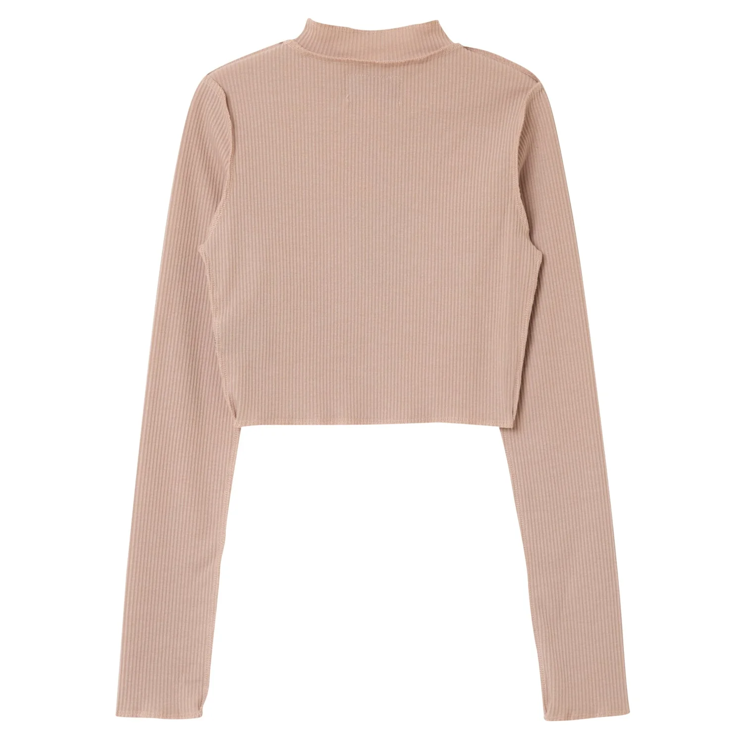 Top couture surfilée Rose clair - Image 7