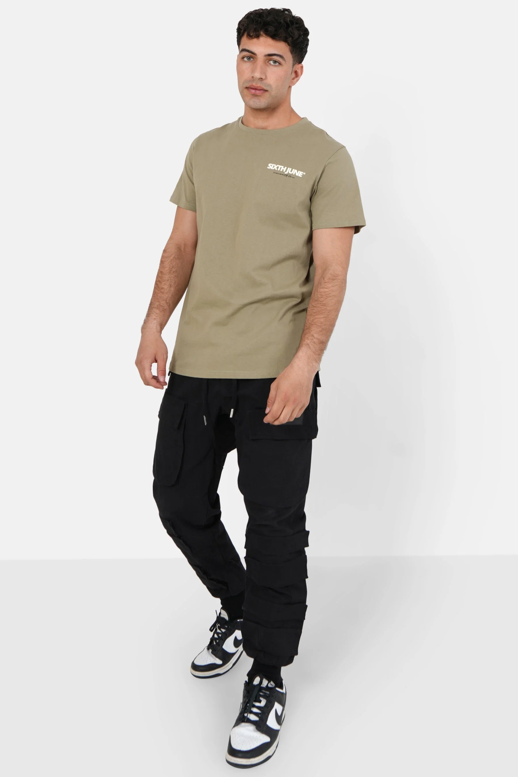 T-shirt self love club Vert kaki - Image 2