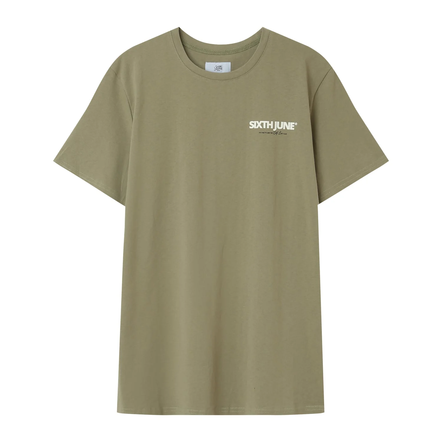 T-shirt self love club Vert kaki - Image 7