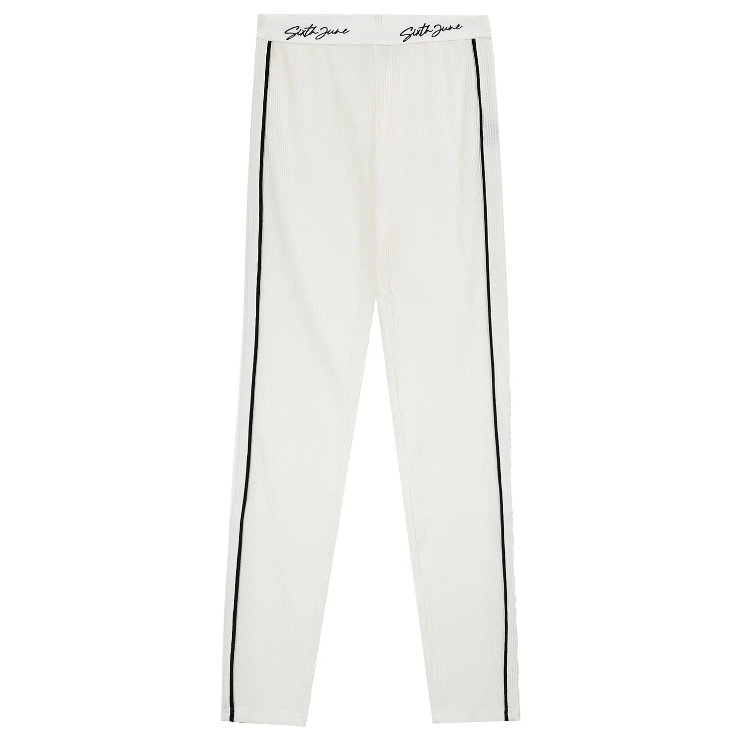 Legging signature côtelé Blanc - Image 6