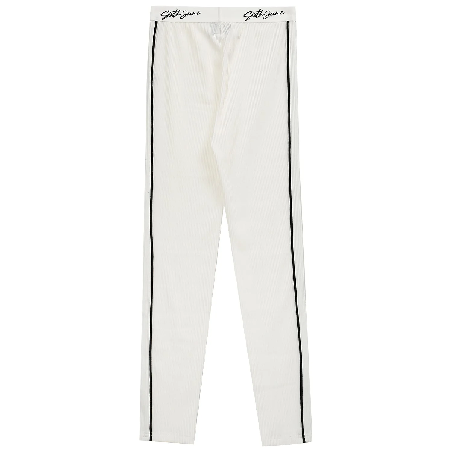 Legging signature côtelé Blanc - Image 7