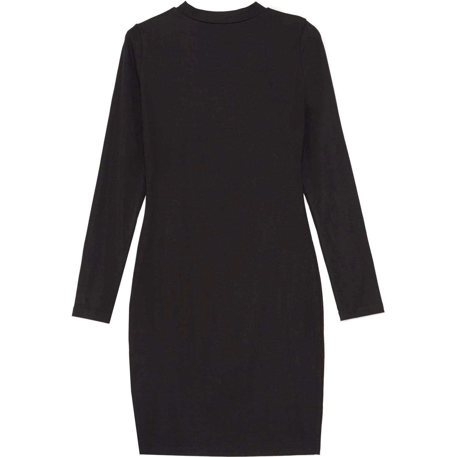 Robe manches longues ouverture noir - Image 6