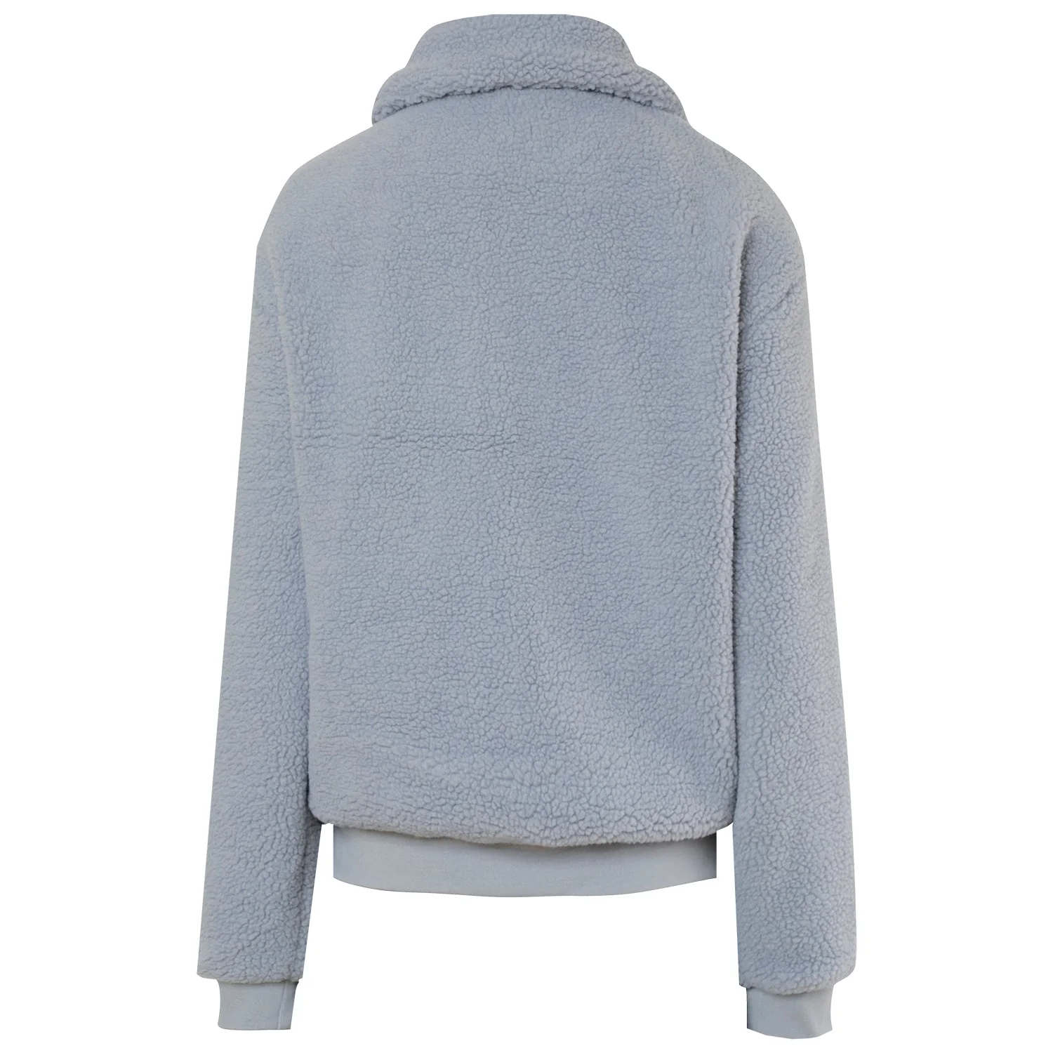 Veste sherpa cosy Gris - Image 8