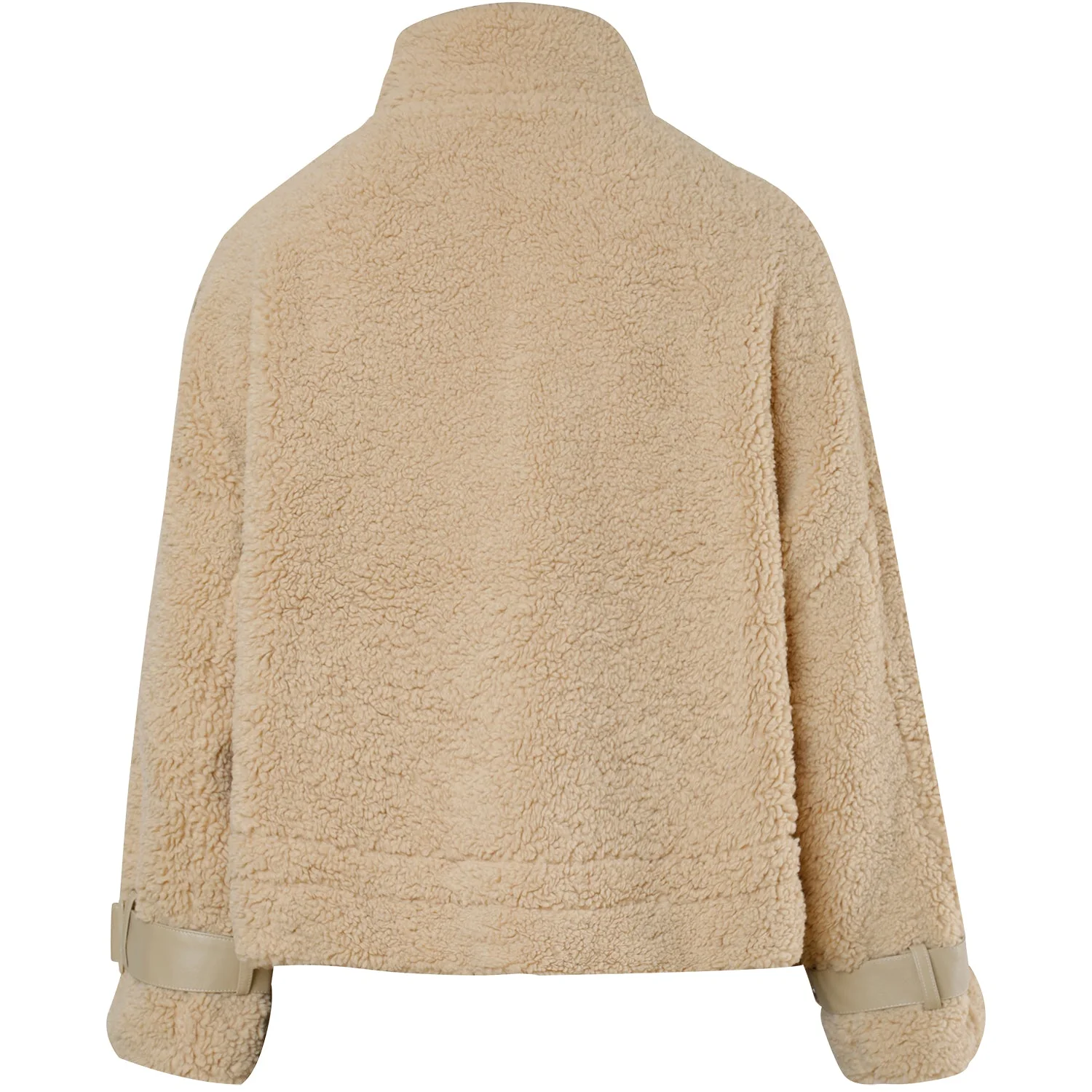 Veste aviateur sherpa Beige - Image 7
