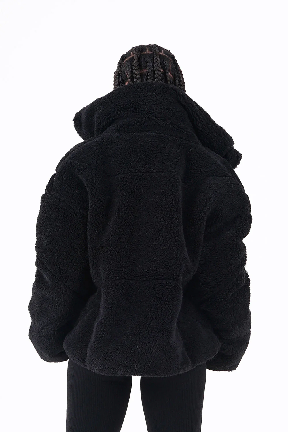 Veste matelassée sherpa Noir - Image 5