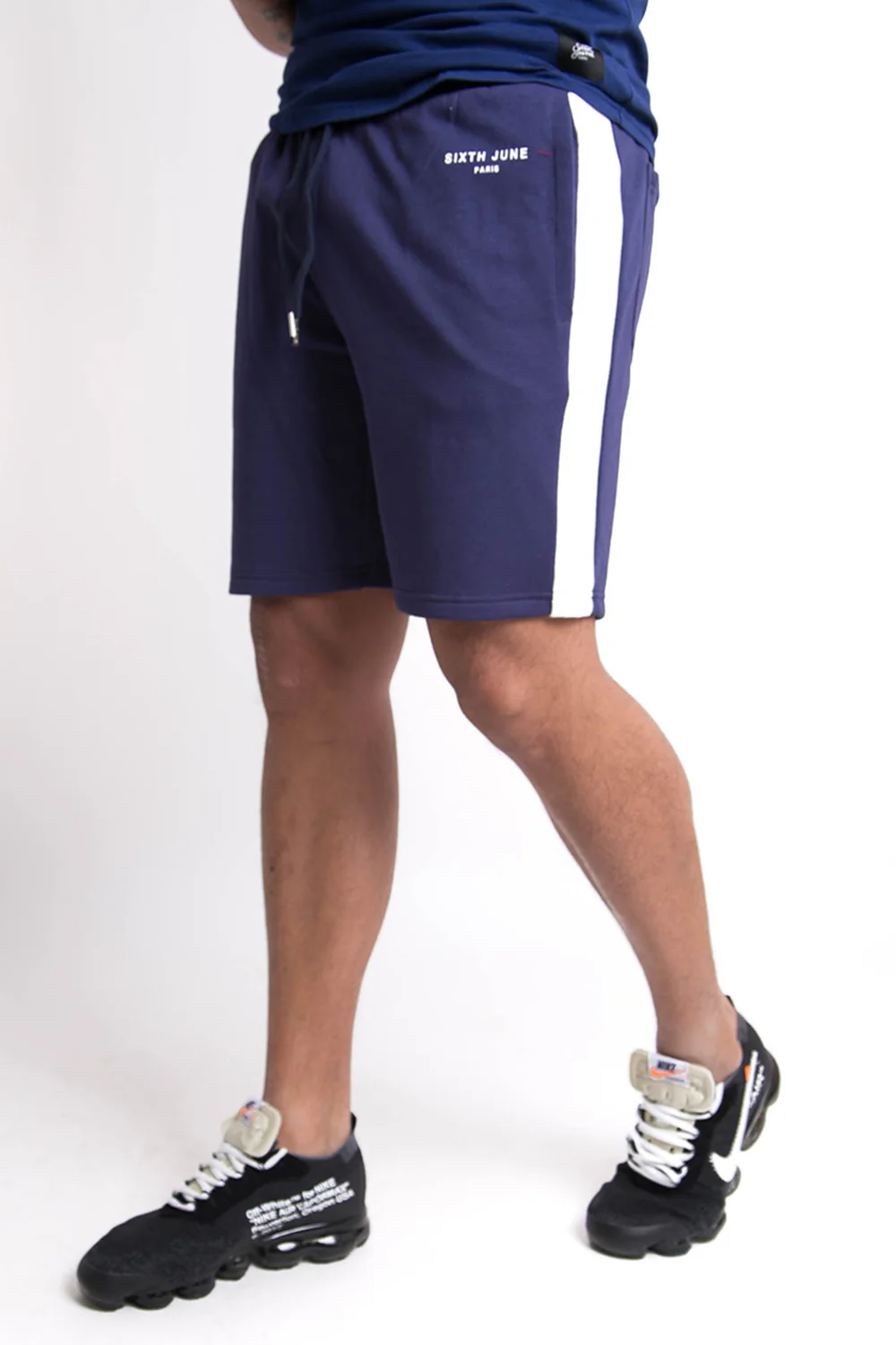 Short bandes logo bleu - Image 2