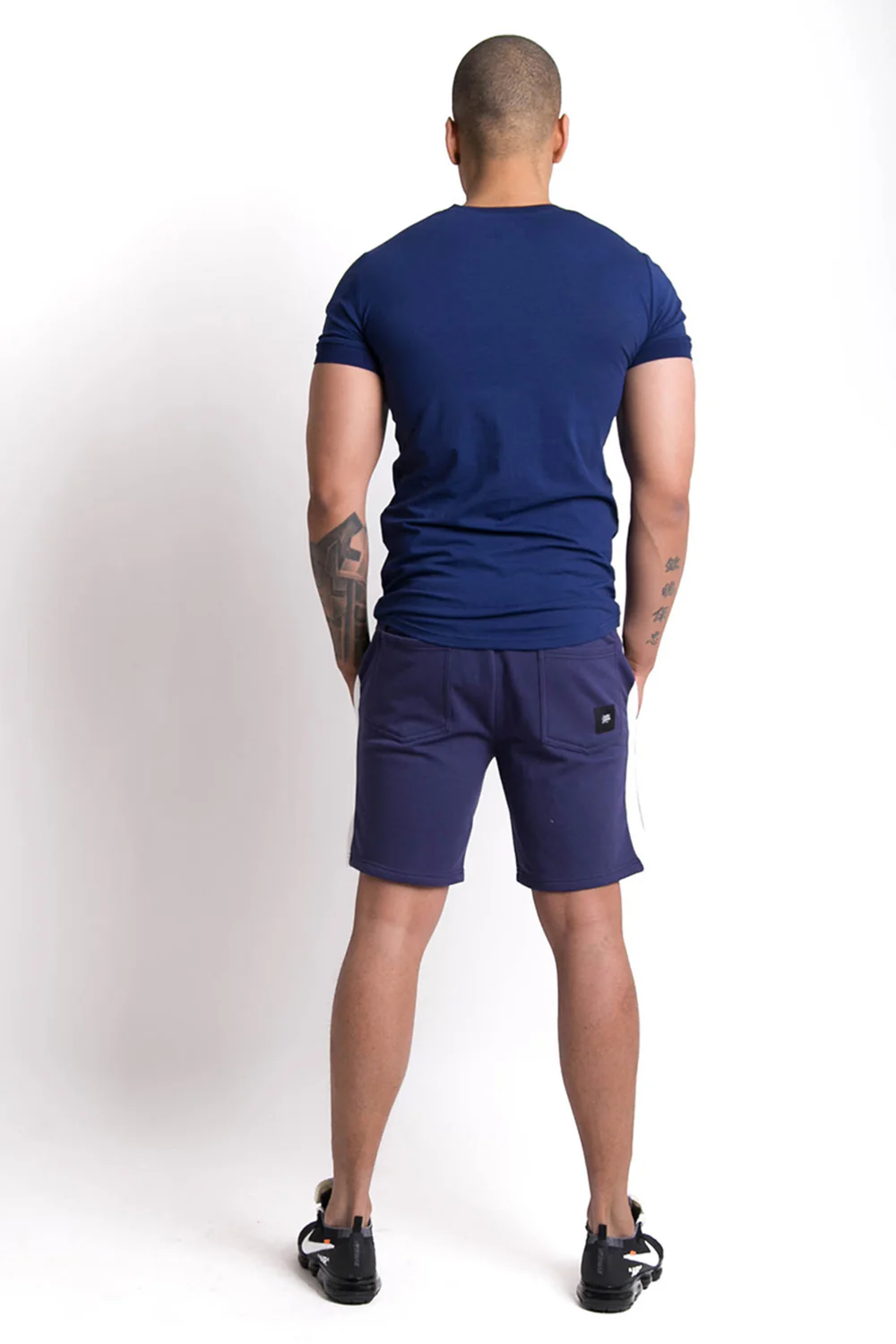 Short bandes logo bleu - Image 4