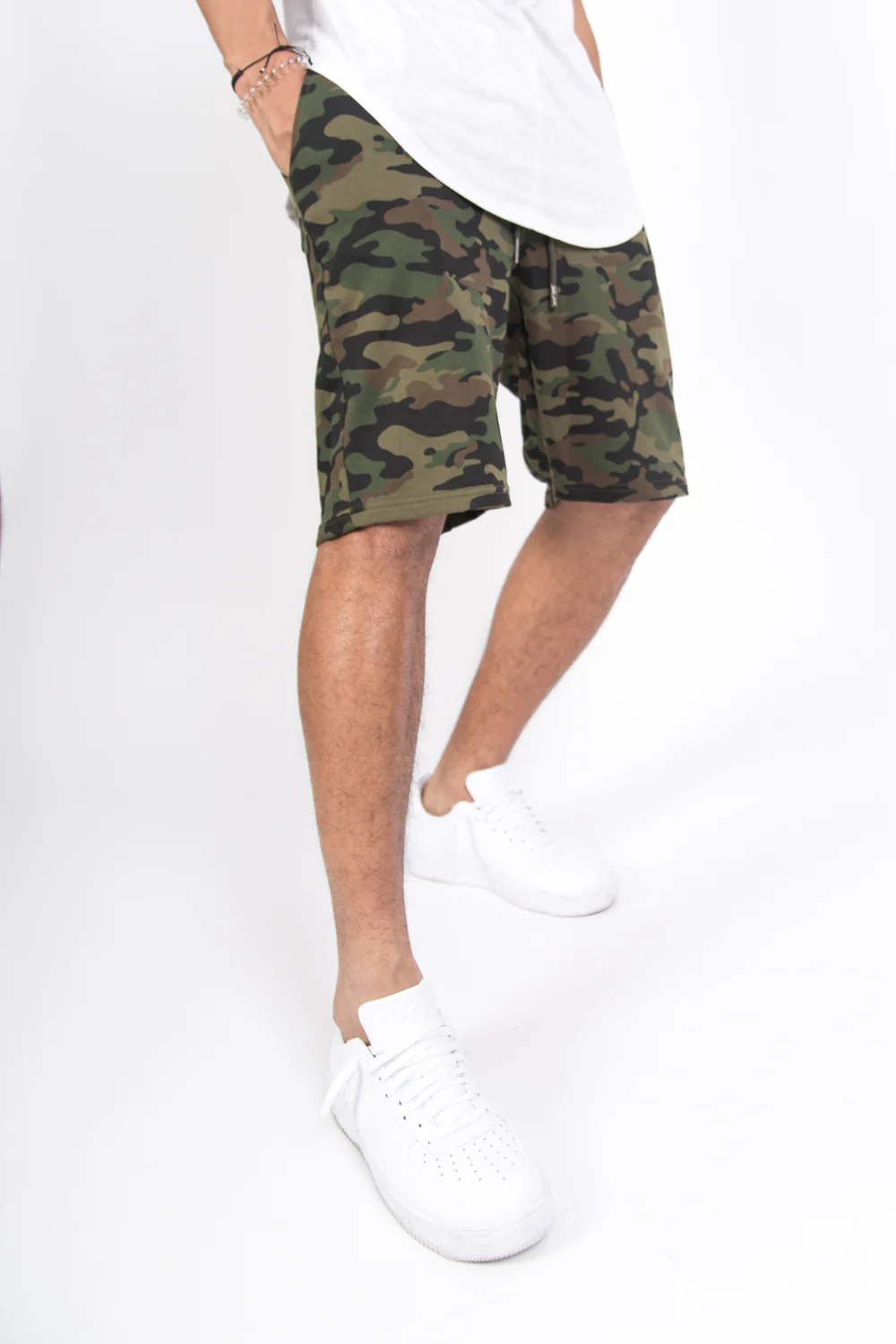 Short camouflage sport vert - Image 2