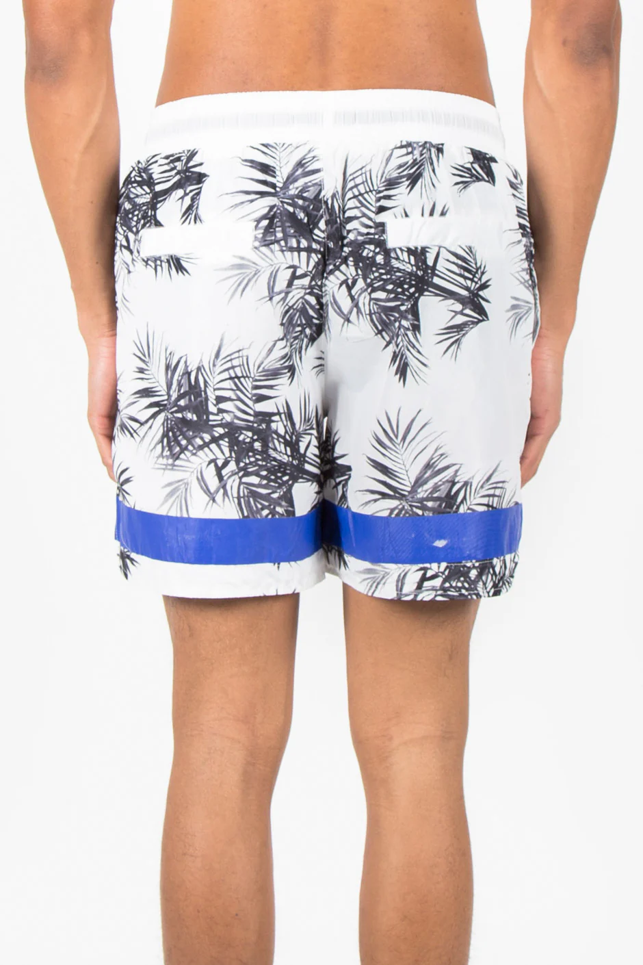Short de bain tropical blanc 1625C - Image 2