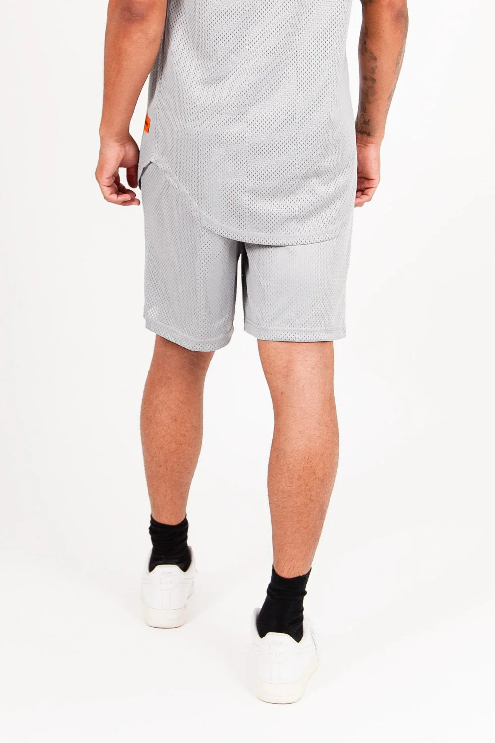 Short mesh logo gris - Image 4