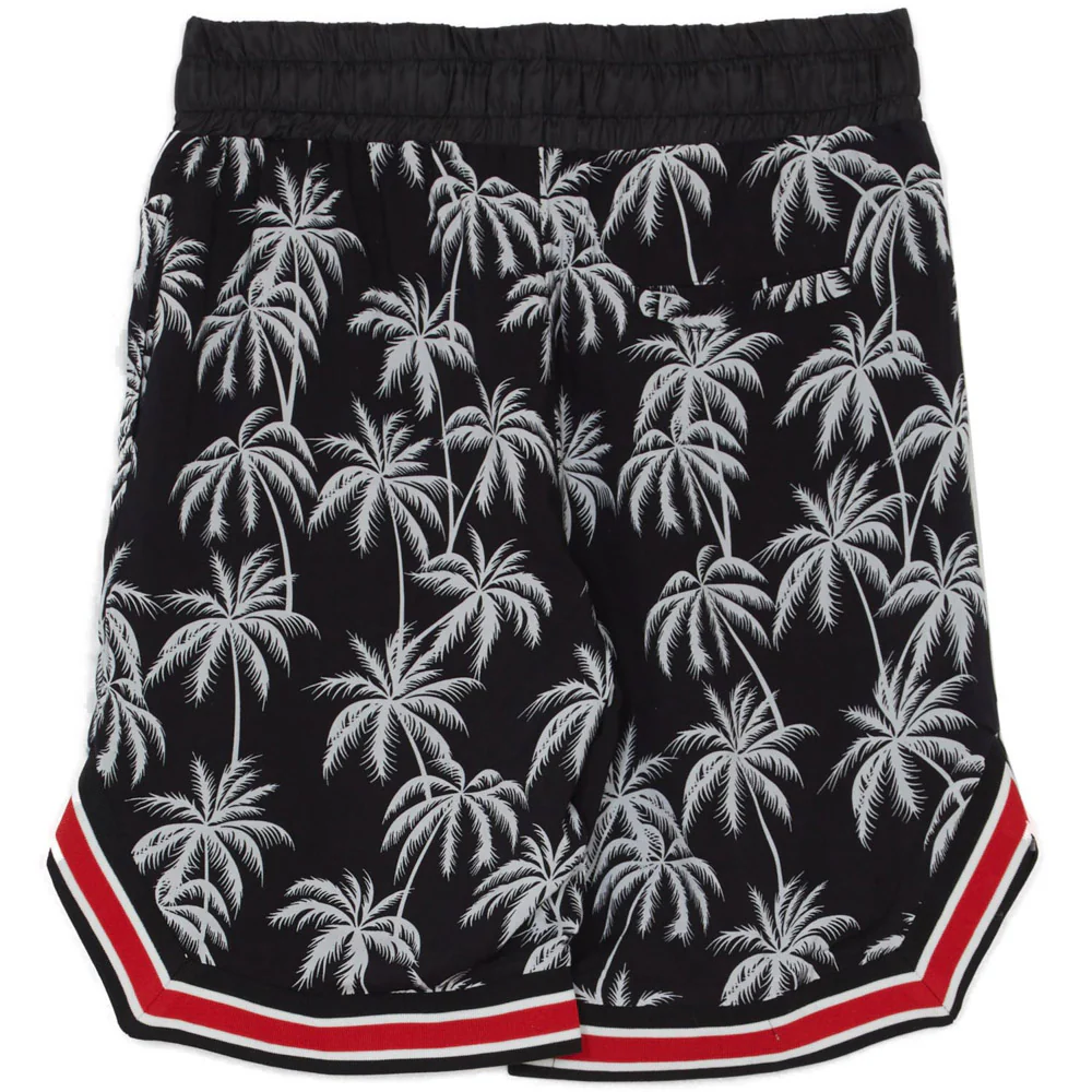 Short palmiers bandes noir blanc - Image 5