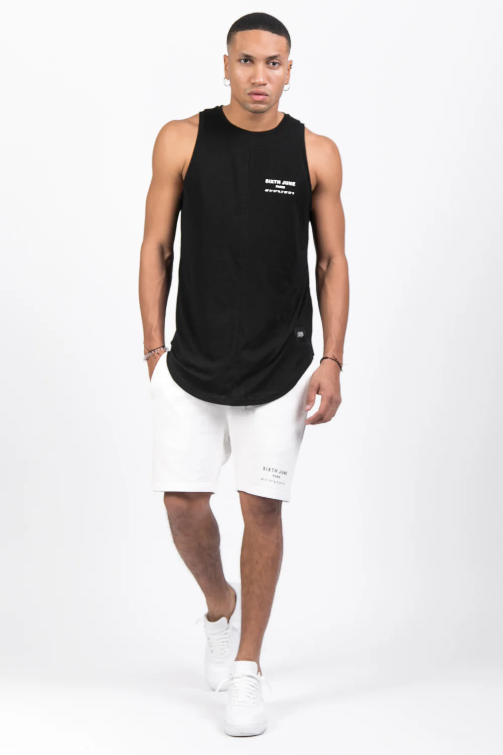 Short Paris GPS blanc - Image 4