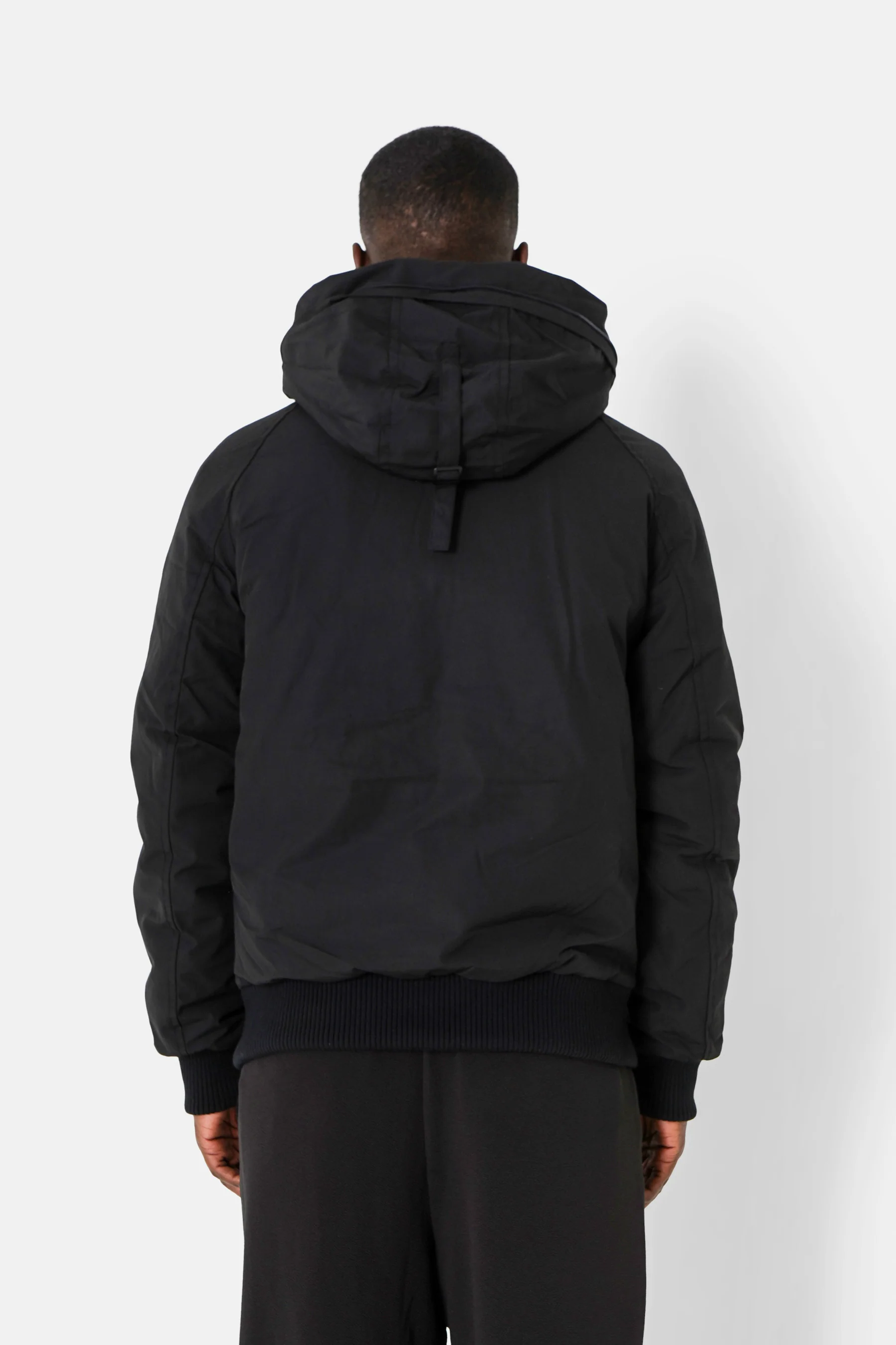Parka courte fourrure Noir - Image 5