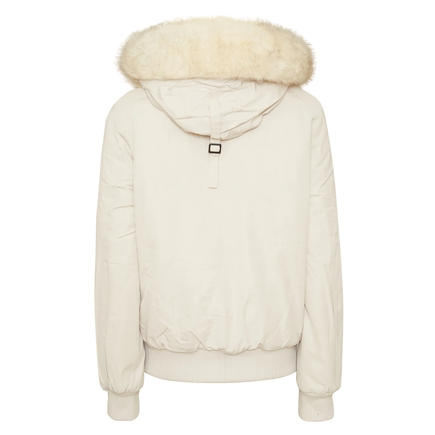 Parka courte fourrure Beige clair - Image 6