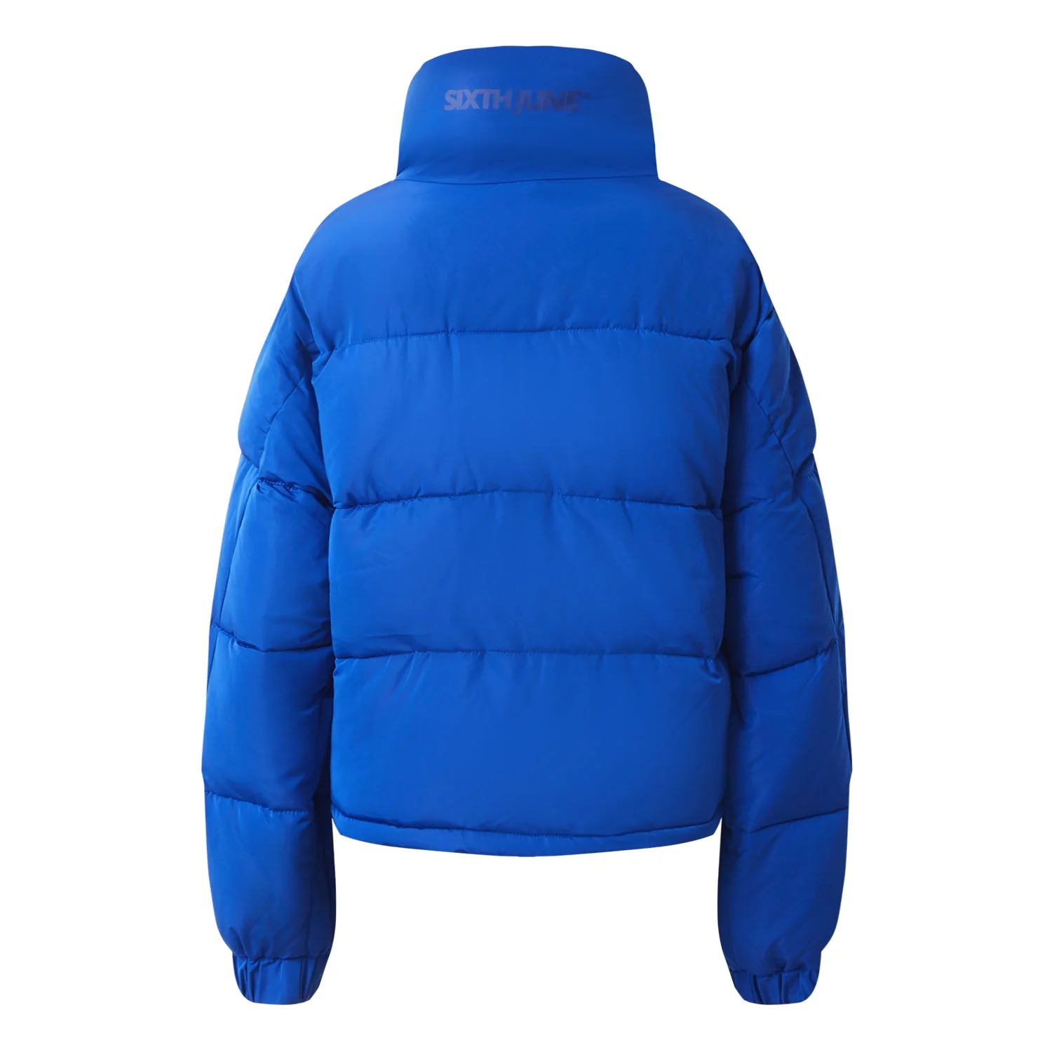 Doudoune courte matelassée Bleu foncé - Image 7