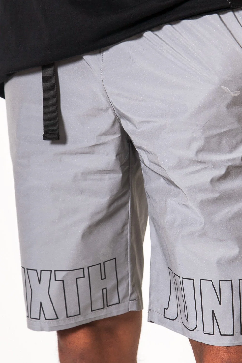 Short réfléchissant logo gris - Image 4