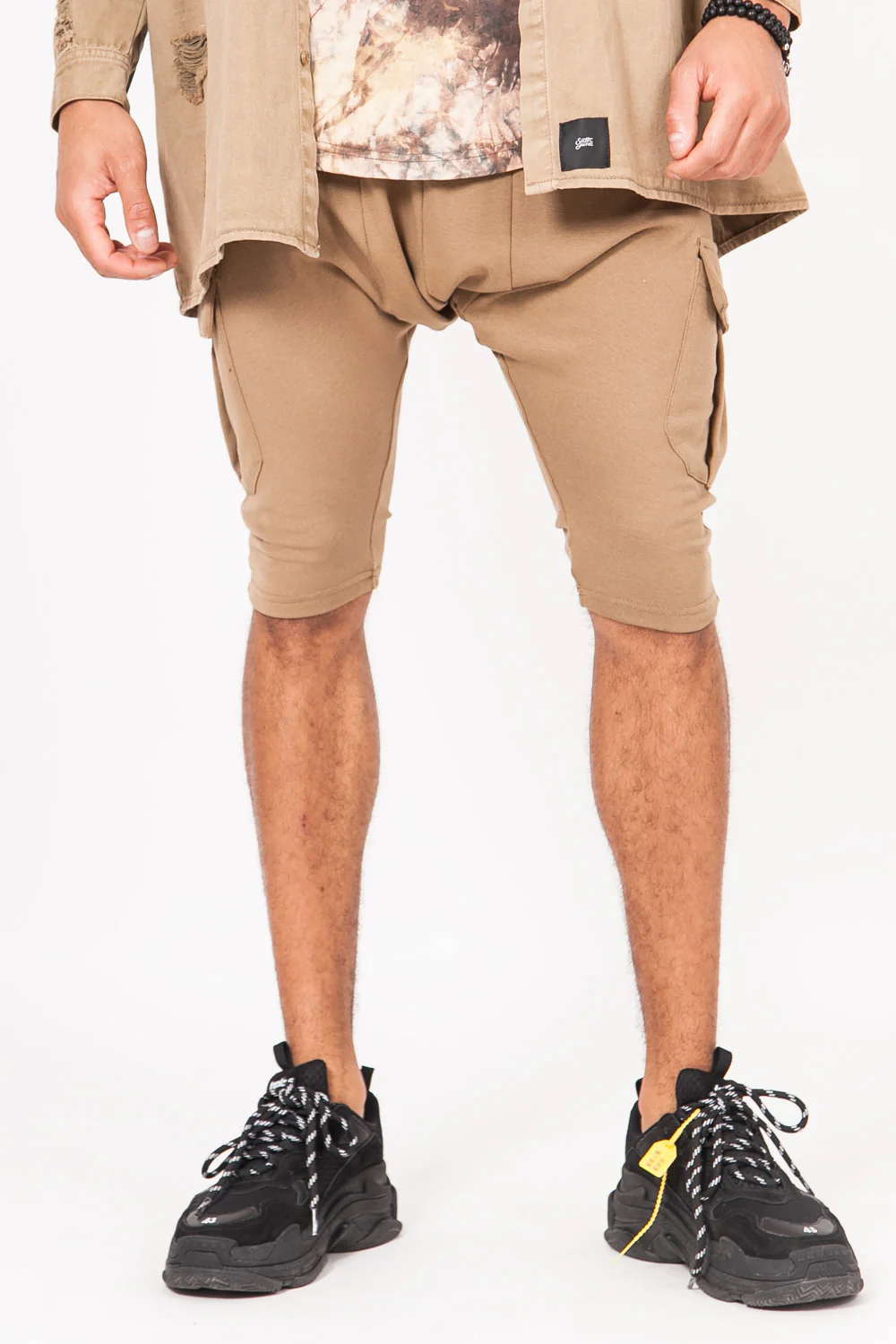 Short sarouel cargo beige M2428VST - Image 2