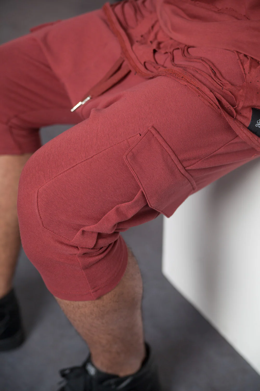 Short sarouel cargo marsala M2428VST - Image 3