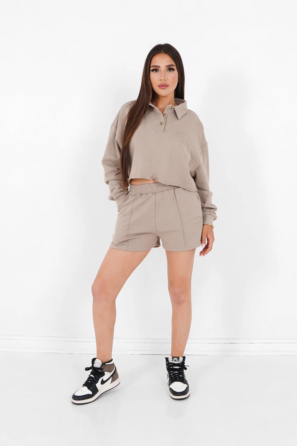 Short confort logo Beige - Image 2