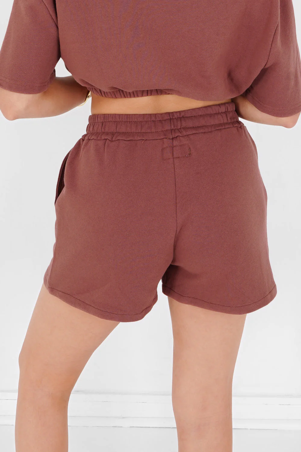 Short confort logo marron - Image 5